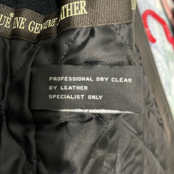 Classic Black Leather Jacket - Picture 11 of 13
